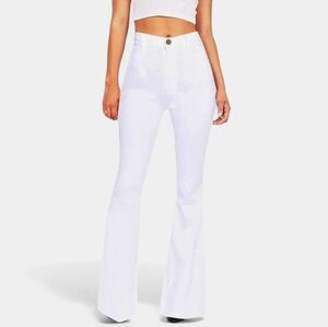 NWT KDF Fashion High Rise Flare Jeans